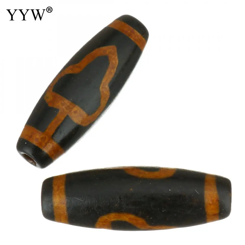 5 шт. Тибетский Агат Dzi Бусы из натурального камня унисекс ожерелье для