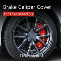 brake caliper cover for tesla model 3 y 18 inch 19 inch car modification accessories athletic decoration covers 1819 18 2021