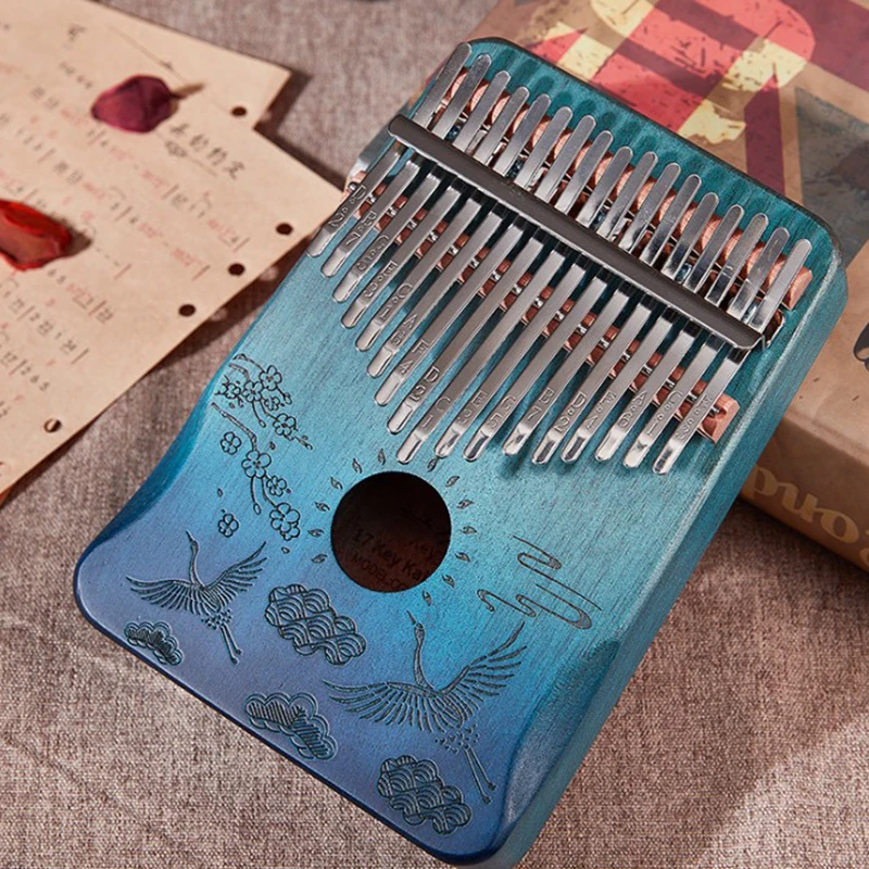 

17 Keys Kalimba Finger Piano Music Instrument African Thumb Wood Kalimba Piano