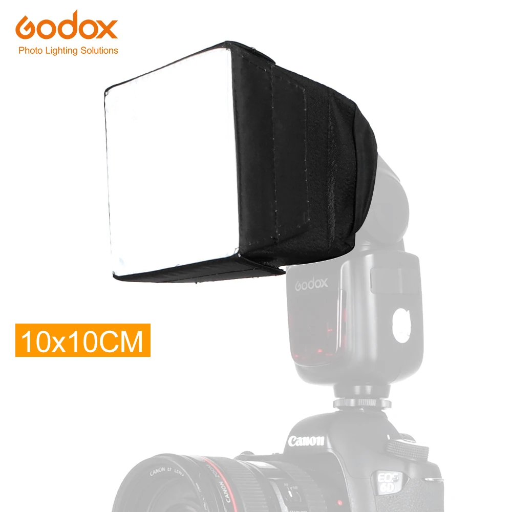 GODOX SB1010 10*10 см софтбокс Универсальный складной Speedlight Flash Diffuser Camera Speedlite|Аксессуары