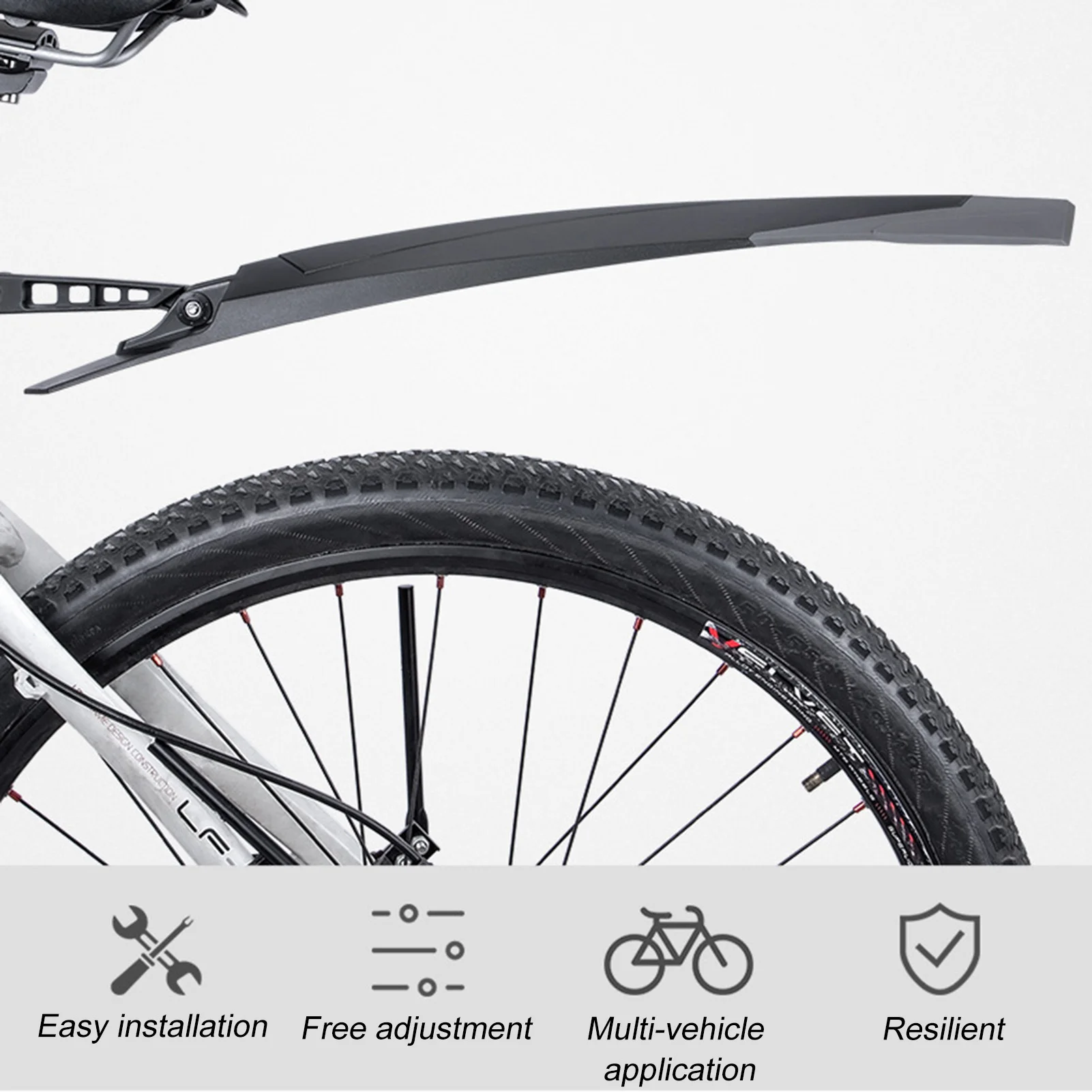 Набор крыльев брызговика для горного велосипеда расширенные удлиненные