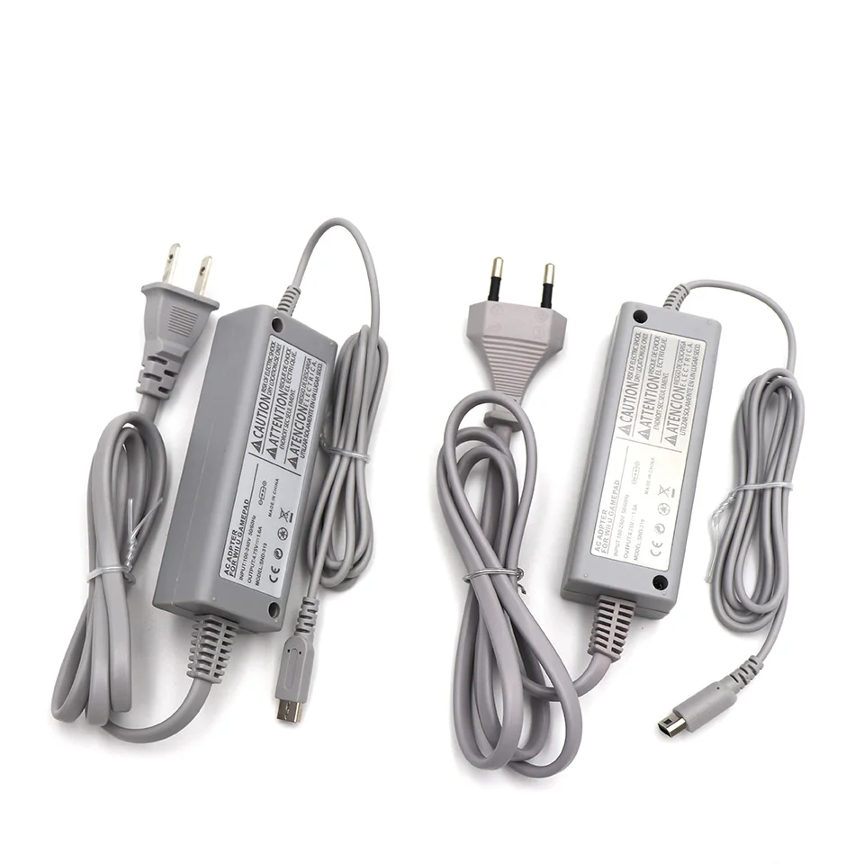 

New AC Charger Adapter for Nintendo Wii U Gamepad Controller Joystick US/EU Plug 100-240V Home Wall Power Supply for WiiU Pad