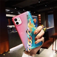 cartoon transparent rainbow bracelet bear soft phone case for huawei y6 y7 pro y9 2019 p smart plus s 2020 z 2021 z y8s y6p