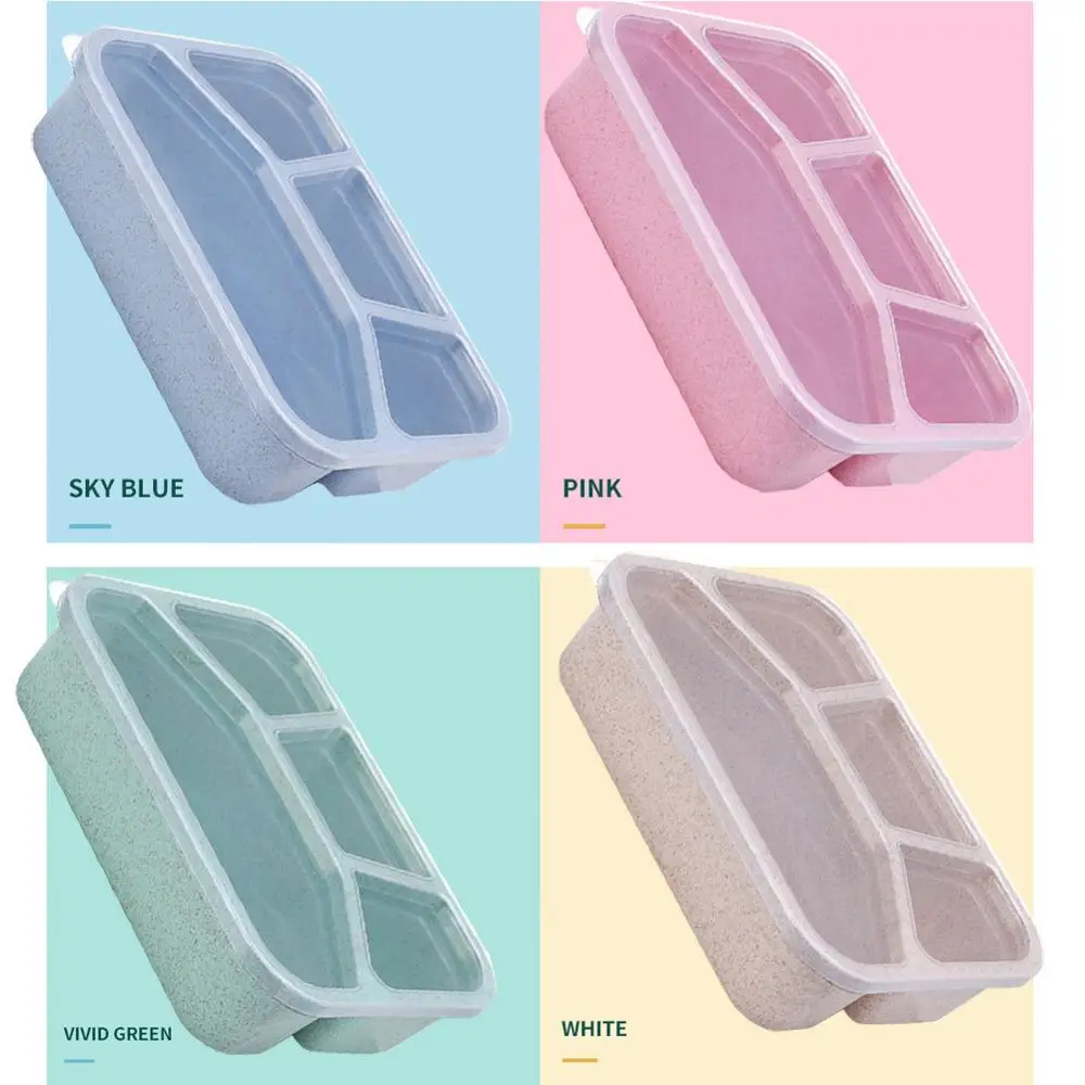 Портативный здоровый материал ланч-бокс новые коробки из пшеничной соломы Bento