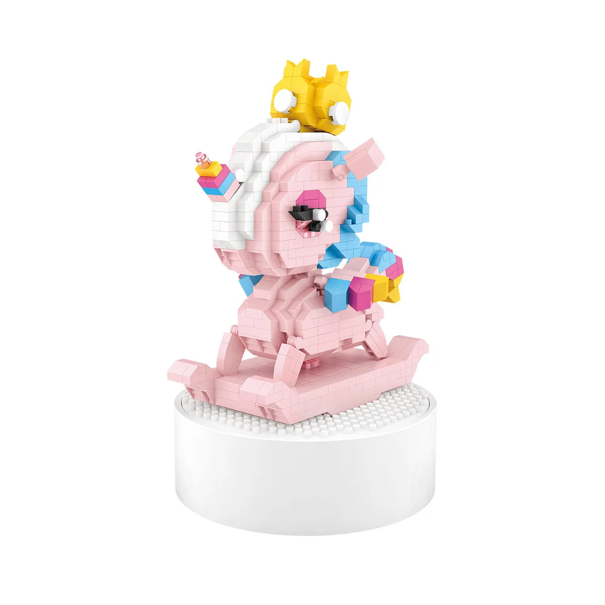 

LOZ New Small Particle diamond block Sleeping Baby figure Building Blocks with Music Box Children's Fighting Toys Gift 9855