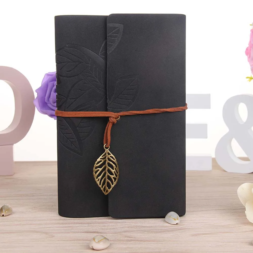 8 Colors Creative Classic Retro Notebook Leather Blank Diary Note Book Journal Sketchbook Stationery School Office Supplies New