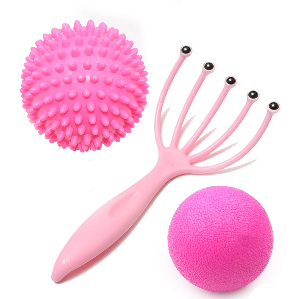 

Расслабляющий массажер-коготь, массажер со стальными шариками, Массажер для волос, рельефный массаж головы, шеи, тела, тела