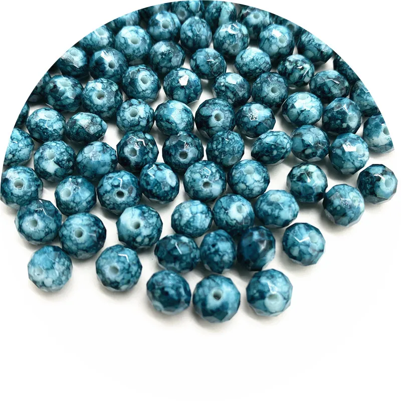 6/8/10 мм Разноцветные австрийский кристалл Стекло шар бусины Свободные Spacer