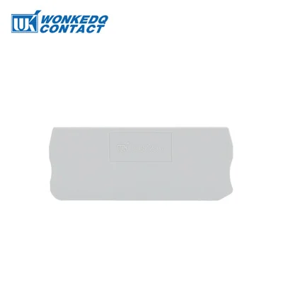 D-ST2.5-4 D-ST 1,5-2,5 и D-ST 4 Концевая крышка серии Phoenix ST и PT клеммные блоки на din-рейку Концевая крышка L99/H51/W2.2 мм - Цвет: D-ST2.5-4