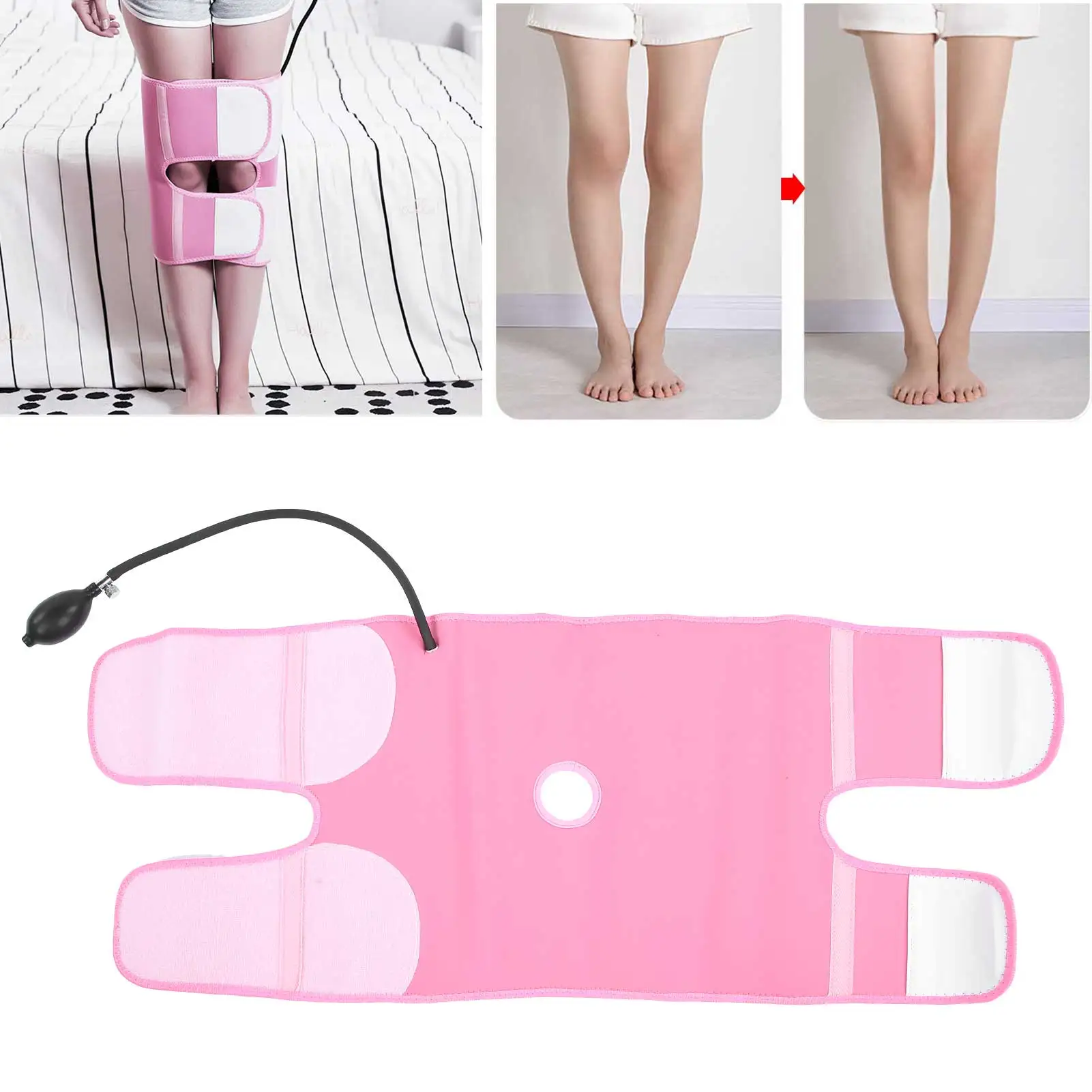 

Регулируемый пояс для коррекции ног, надувной выпрямитель, ремни, Корректор осанки типа X/O, удобный уход за здоровьем