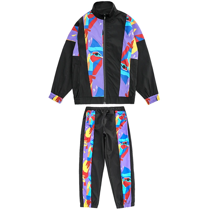 

2020 Children'S Hip-Hop Dance Costumes For Boys Loose Hiphop Suit Drum Show Stage Outfits Girls Jazz Street Dance Clothing