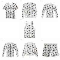 new 3d full print cute dogies t shirtsweatshirtzip hoodiesthin jacketshorts four seasons casual r22