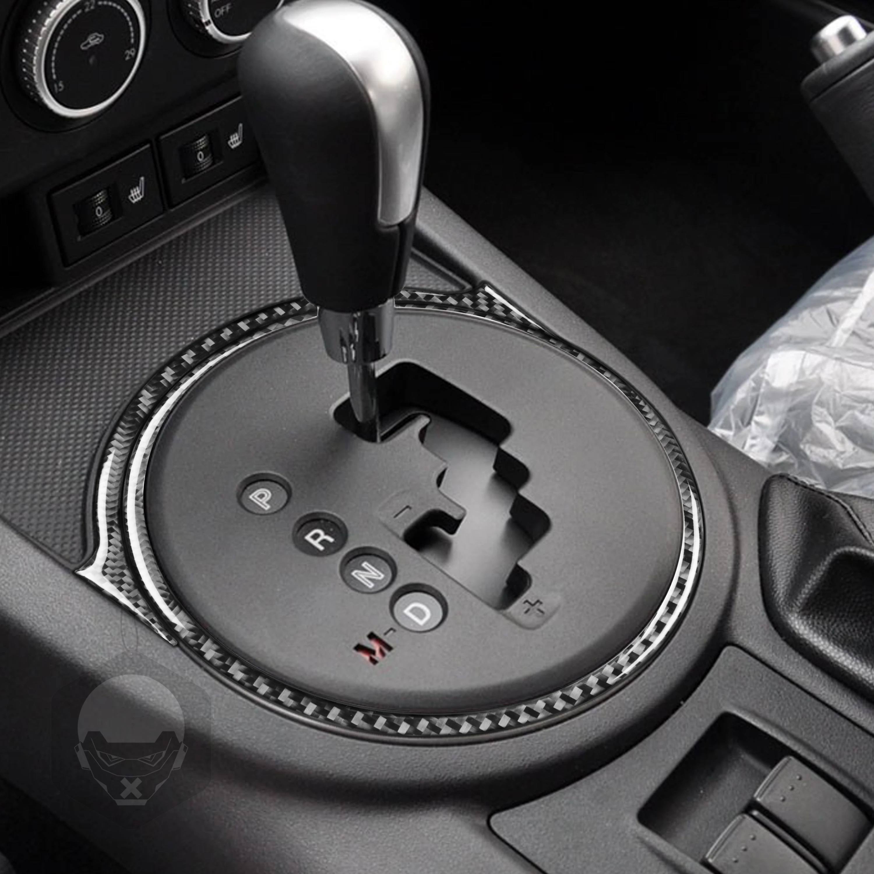 Carbon Fiber Shifter Surround Frame Ring Cover Sticker For Mazda MX-5 Miata 2009-2015 MX5 NC Roadster Interior Car Accessories