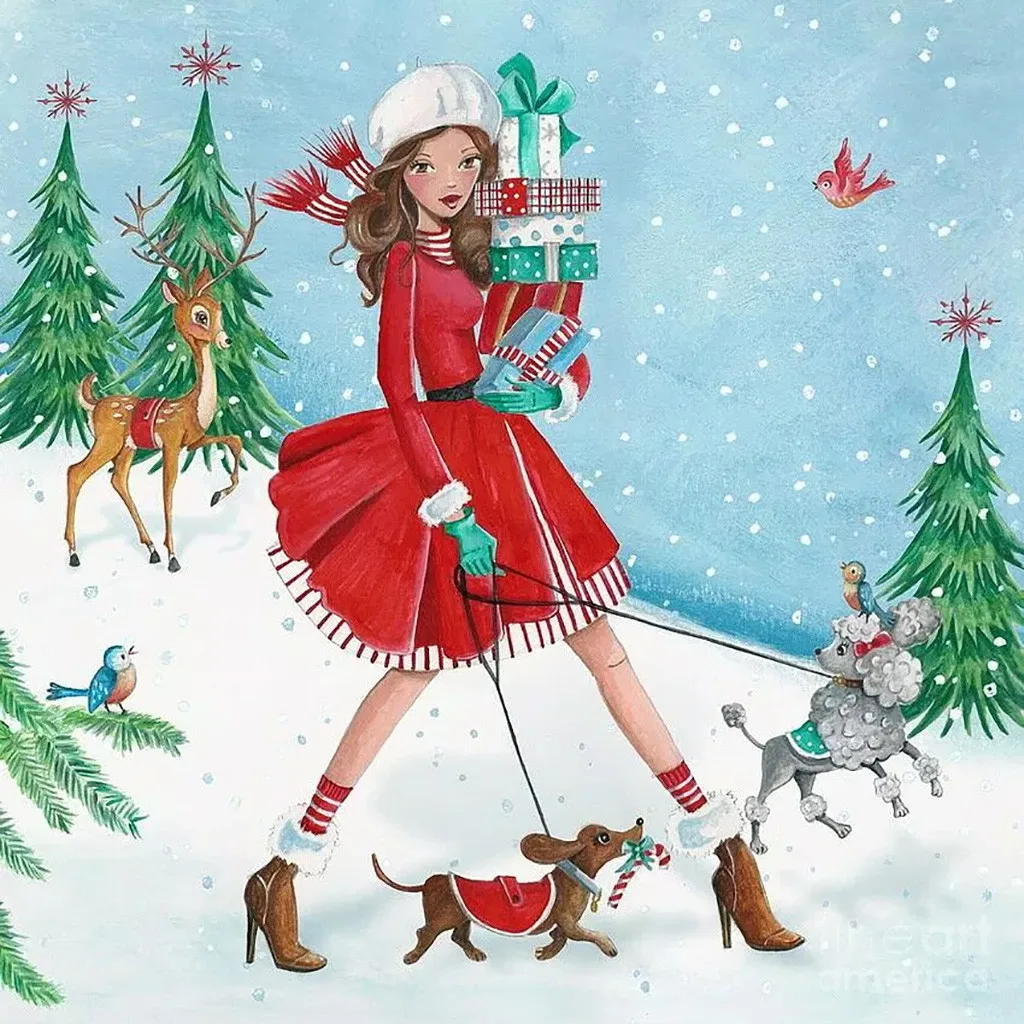 C 5D Рождество Алмазная картина фото на заказ крест ctich Набор Алмазные вышивка