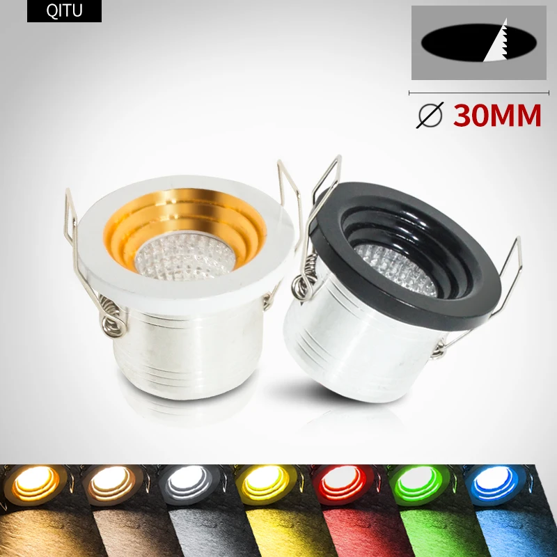 Мини Светодиодный точечный светильник s Встроенный Дисплей Шкаф ing AC85 265V домашний