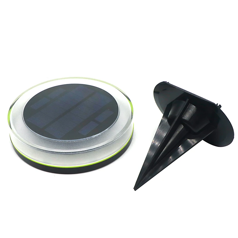 구매 SZYOUMY 8 LED 태양 광 매립 조명 지상 램프 야외 경로 정원 녹색 LED 컬러 방수 LED 지하 탑
