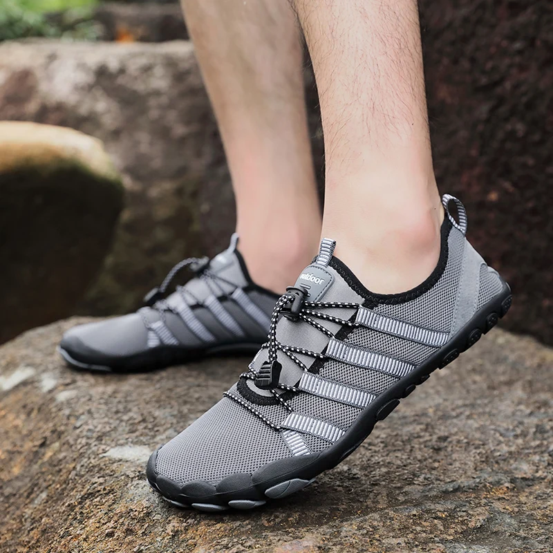 Акваобувь для мужчин и женщин босоножки пляжа дышащая Спортивная обувь