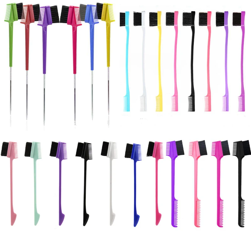 1 шт. расческа для расчески двухсторонняя щетка управления краями 3 в детской