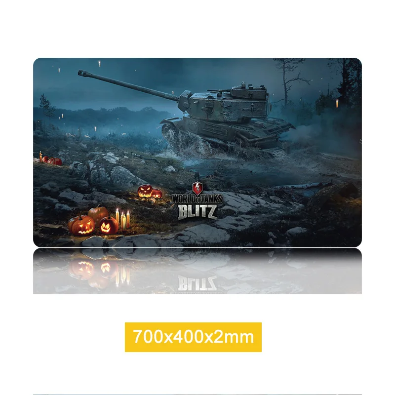 Pbpad 70X40cm World of Tanks коврик для мышки с аниме игровой большой мыши закругленными