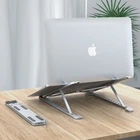 8 углов алюминиевая регулируемая подставка для ноутбука тонкий дизайн для Macbook Pro Air Noteboo держатель для планшета настольная подставка 2 цвета MICCGIN