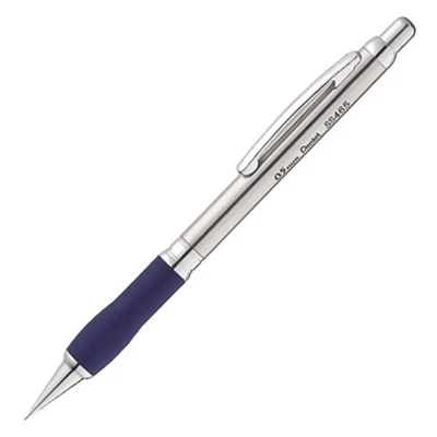 SilverNavy PENTEL металлический механический карандаш 0,5 мм Япония импортная Высококачественная профессиональная нержавеющая сталь - Цвет: SilverNavy