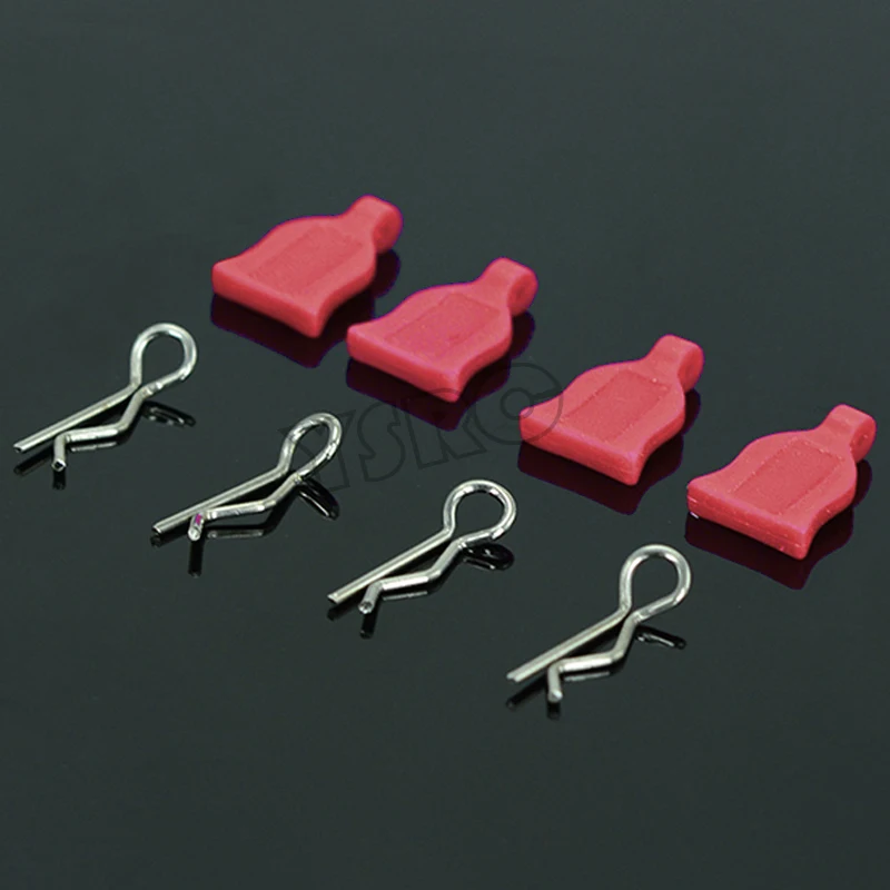 3 компл. Легко разбирать силиконовый корпус оболочки клип R Pin для 1/10 RC багги Дрифт