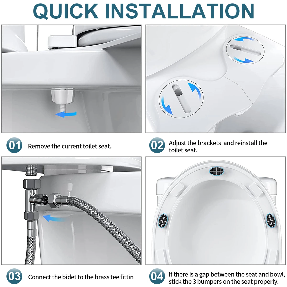 SOOSI Новое приспособление для сиденья унитаза биде ультратонкое давление воды