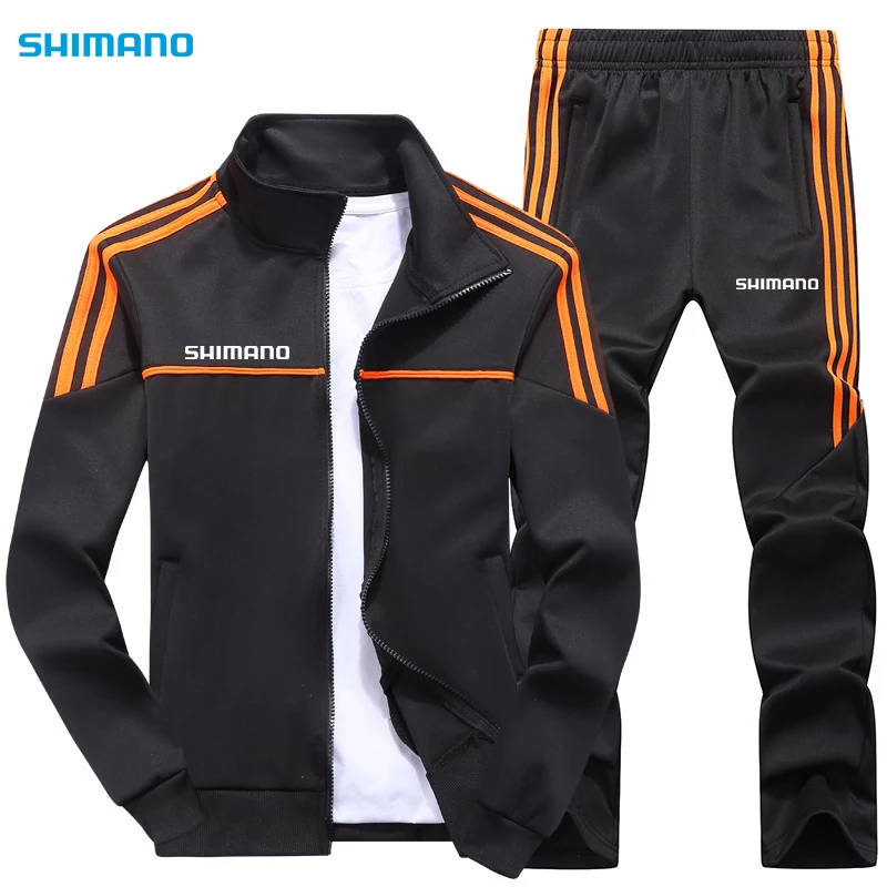 

Shimanos Fishing Suits+Pant 2Pcs Sets Men Spring Autumn Thin Fishing Clothing Outdoor Sport Hiking Clothes Daiwa Fishing Wear
