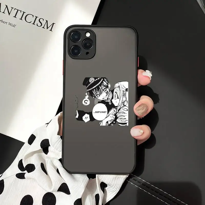 

Jamular Toilet Bound Hanako Kun anime Phone Cases matte transparent For iphone 7 8 11 12 plus mini x xs xr pro max cover