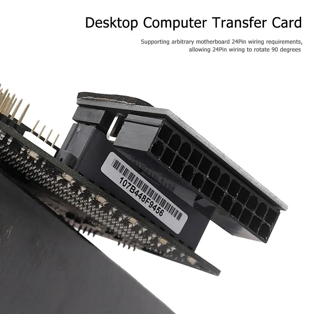 ATX 24Pin Atx 90 градусов 24 pin к 24pin адаптер питания материнская плата Разъемы модульные