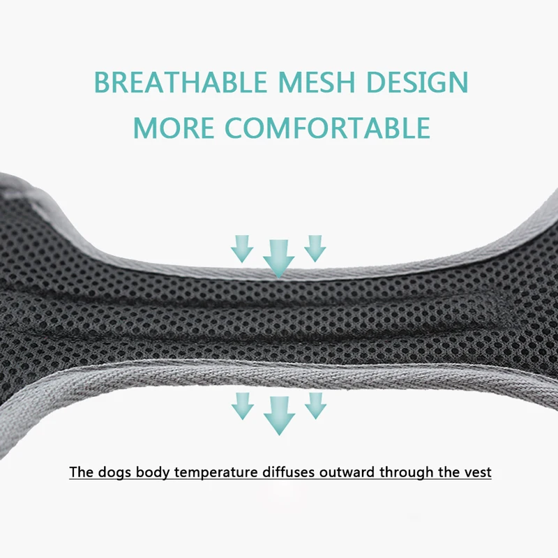 Светоотражающий нейлоновый ошейник для собак средних и крупных нагрудный ремень