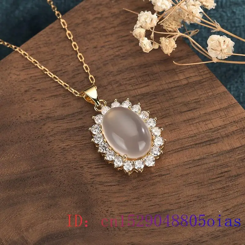 

Подвеска в виде капли воды из белого нефрита, серебро 925 пробы, подарок, амулет с натуральным кристаллом, ожерелье, Женские китайские ювелирн...