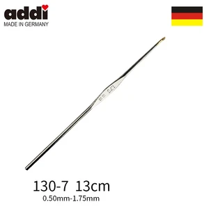 Addi  130-7/113-7 Yarn Crochet Hook with Gold Tip size 0.50mm 0.60mm 0.75m 1.00mm 1.75mm