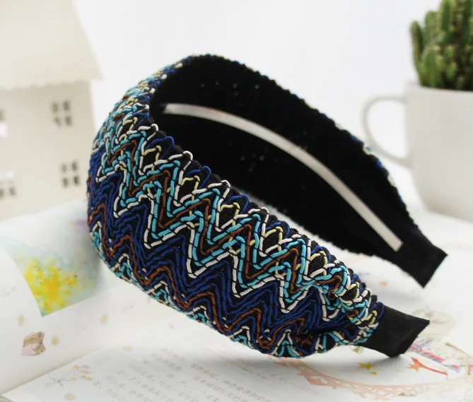 Женские цветочные обручи ручной работы корейские аксессуары для волос с