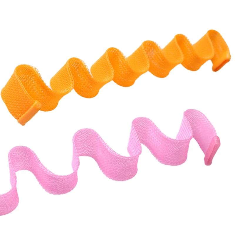 

24pcs 50cm Magic Water Ripple Wave Hair Curlers with Hooks DIY No Heat Waveform Spiral Hairstyle Rollers Curling Tools