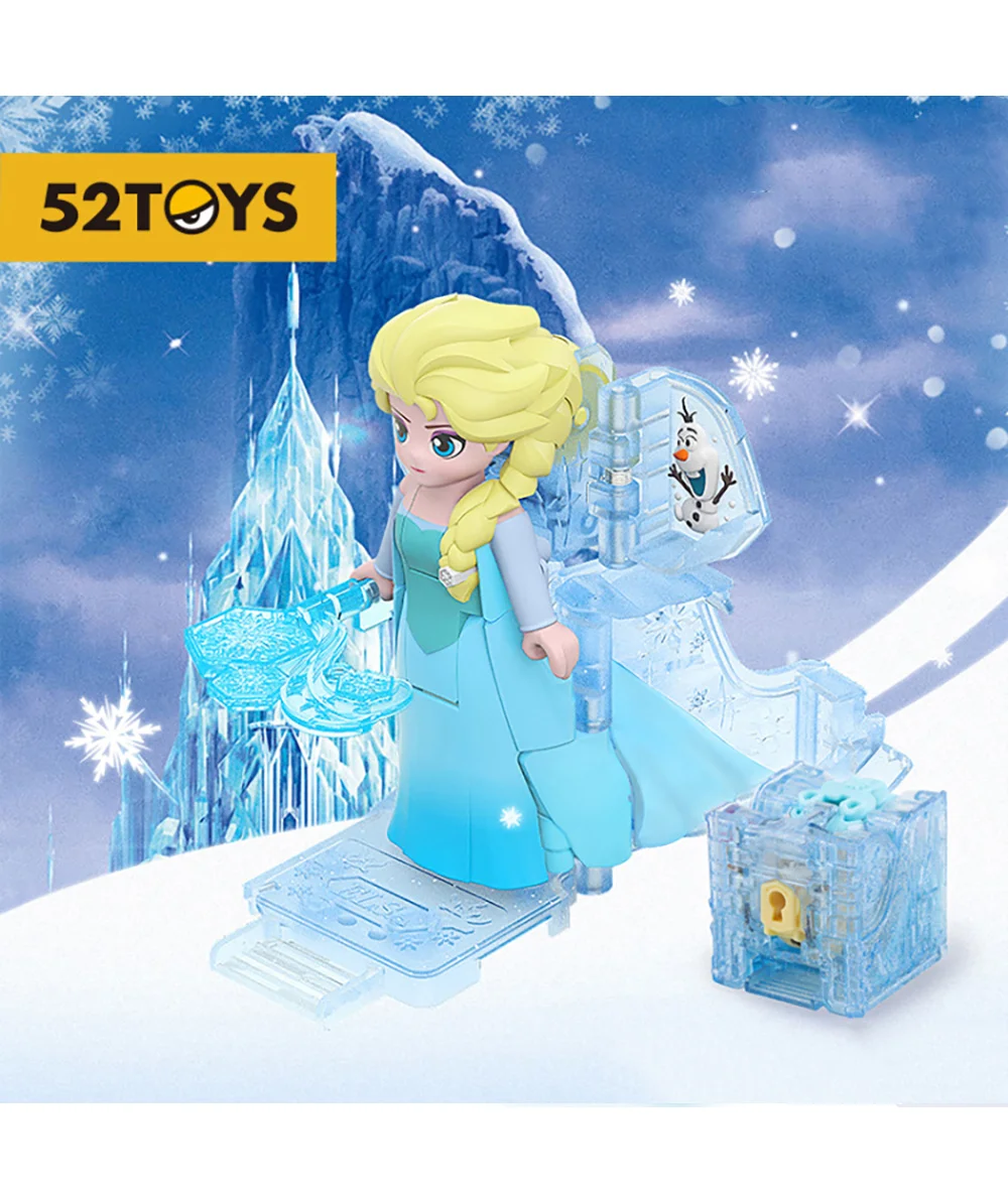 

IN STOCKAction Figures Toy Transformation 52Toys FanstasyBox FB Elsa Plastic Cube Movie Character ABS Children Gift PVC Model