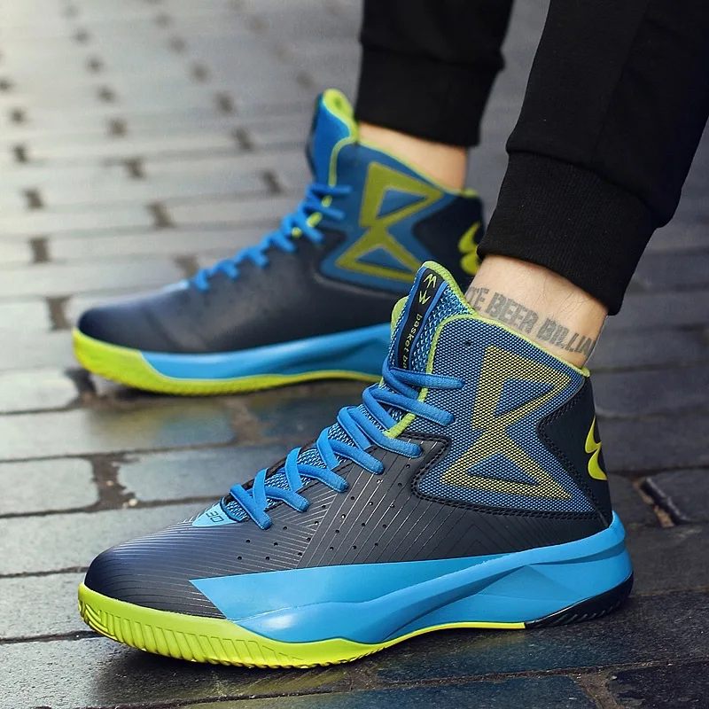 Профессиональные баскетбольные кроссовки с высоким берцем Спортивные Ботинки
