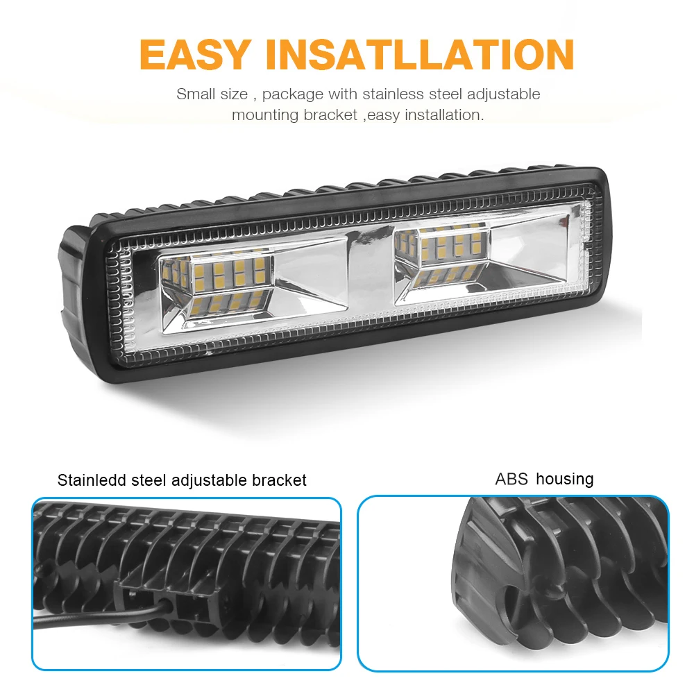 Супер яркий светодиодный фонарь 36 Вт внедорожник комбинированный рабочее