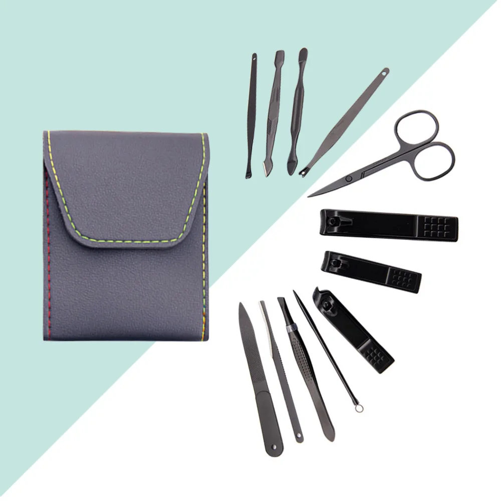 

1 Set of 12PCS Nail Care Tool Set Stainless Steel Manicure Tool Kit Multi-purpose Nail Art Tool Set Anti-rust Nail Care Tool Kit