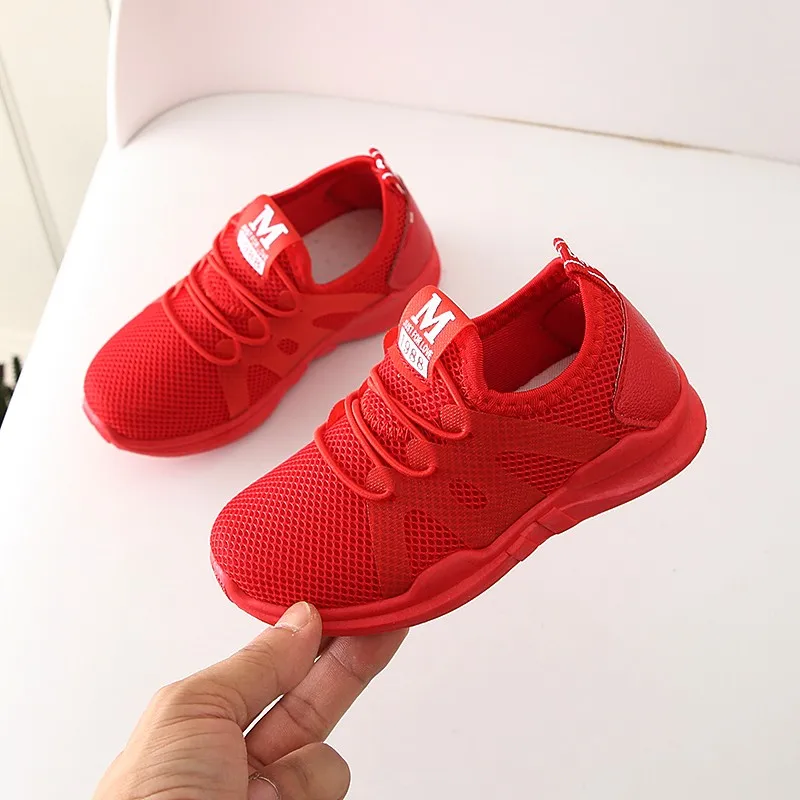 

ISHOWTIENDA Children Infant Kids Baby Girls Boys Letter Mesh Sport Run Sneakers Casual Shoes Кроссовки Детские Kids Shoes