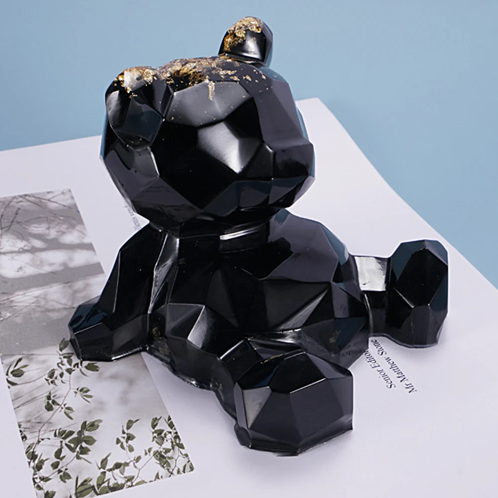

Cartoon 3D Bear Phone Holder Mold DIY Resin Crystal Epoxy Mold Casting Silicone Phone Accessories LKS99
