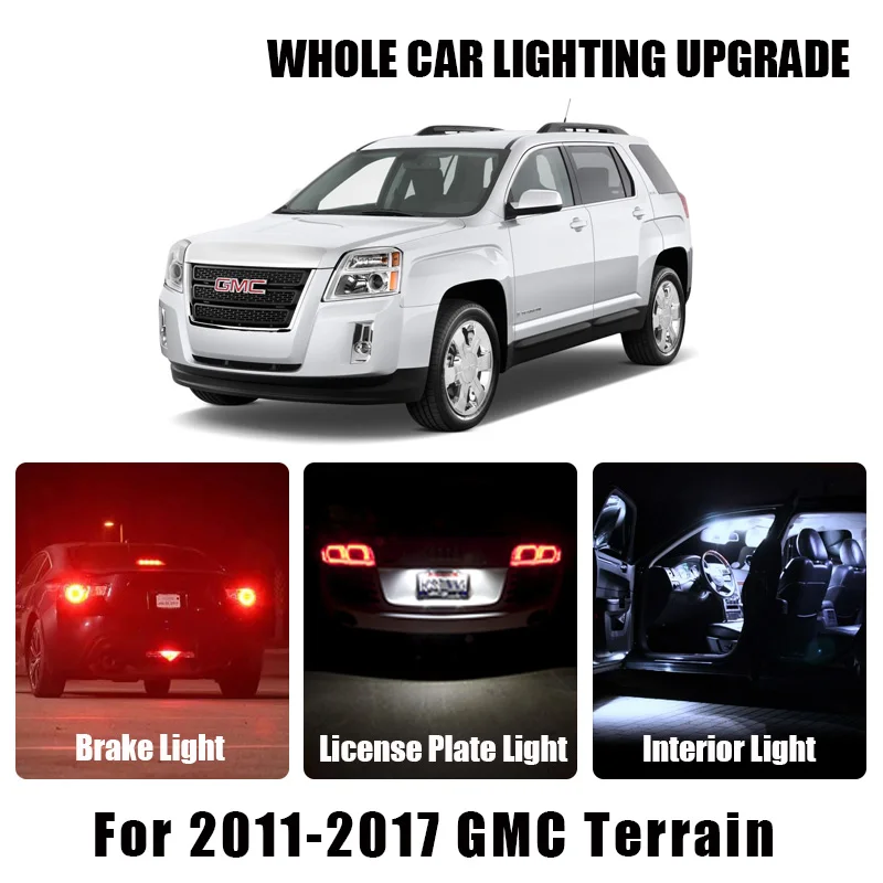 Автомобильные светодиодные лампы белого красного янтарного цвета стоп-сигнал