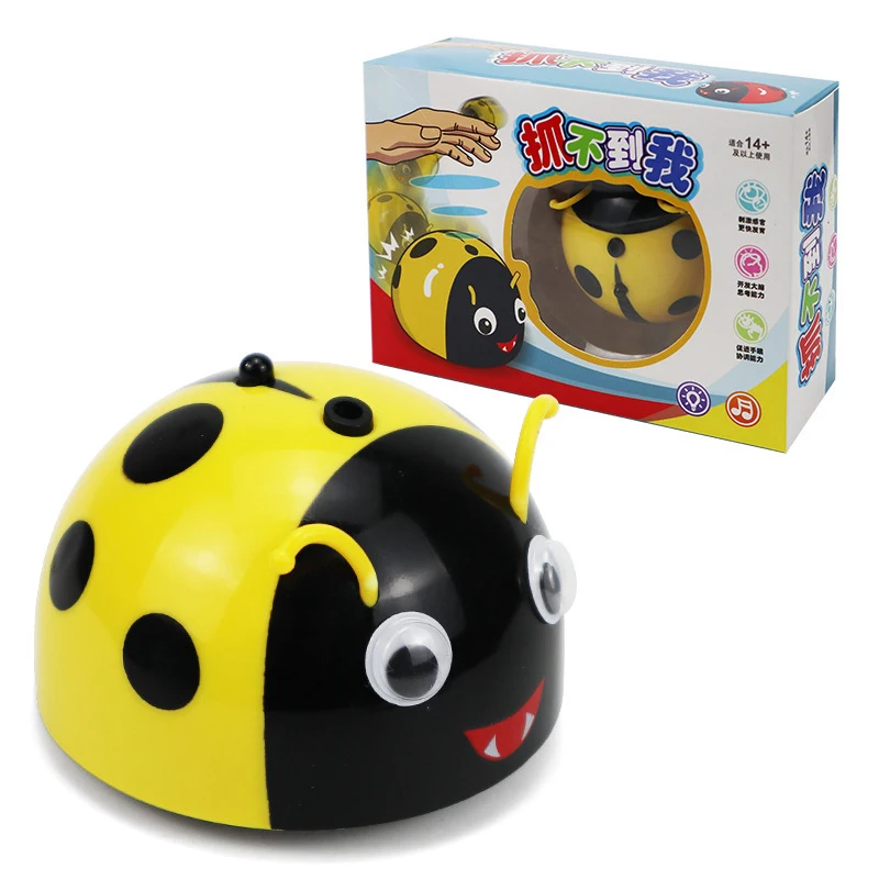

Kitten Cat Intelligence Amusement Play Toy Children Pets Infrared Sensor Intelligent Runaway Beetle Shaped Dog Toy Pet Kids Gift