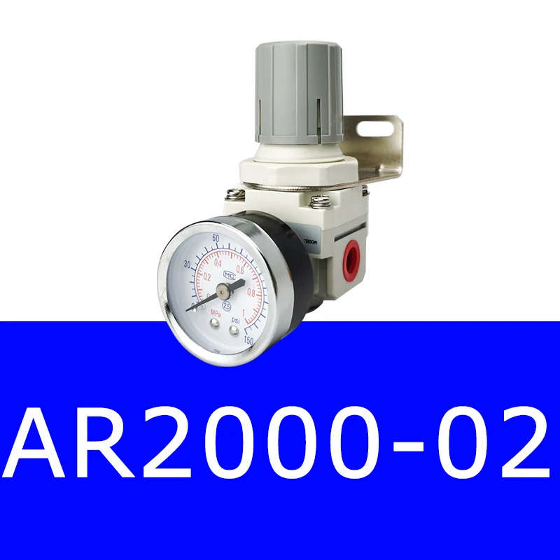 Высокое качество AR2000-02 AR3000-03 AR4000-04 Пневматический компрессор сжатого воздуха Регулятор давления Предохранительный клапан 1/4 