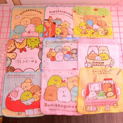 Банное полотенце IVYYE в стиле аниме Sumikko gurashi 20x20 см хлопковый носовой платок мягкое