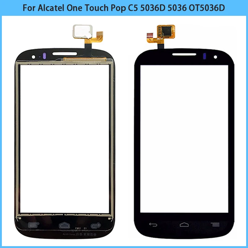 Новый сенсорный экран OT5036D для Alcatel One Touch Pop C5 5036D 5036 OT5036 Сенсорная панель Сенсорный