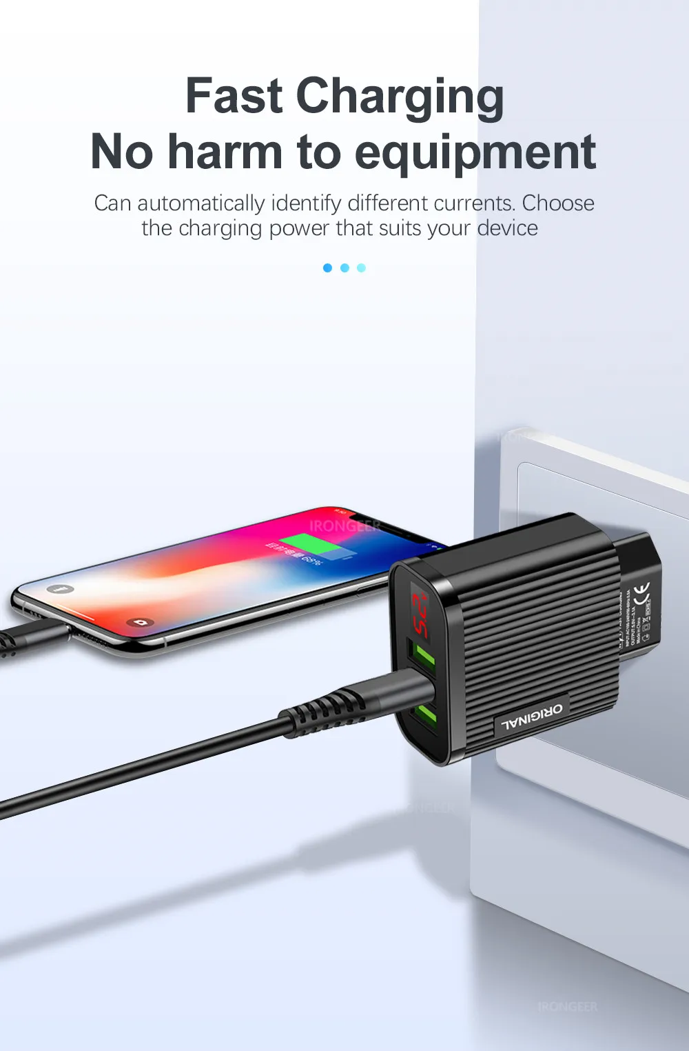 зарядное устройство usb с цифр