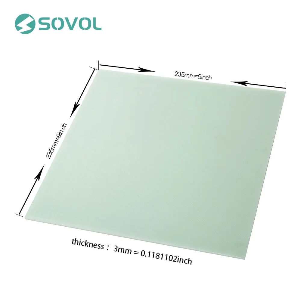 3D принтер CREALITY Подогреваемая платформа съемная Стекловолоконная пластина