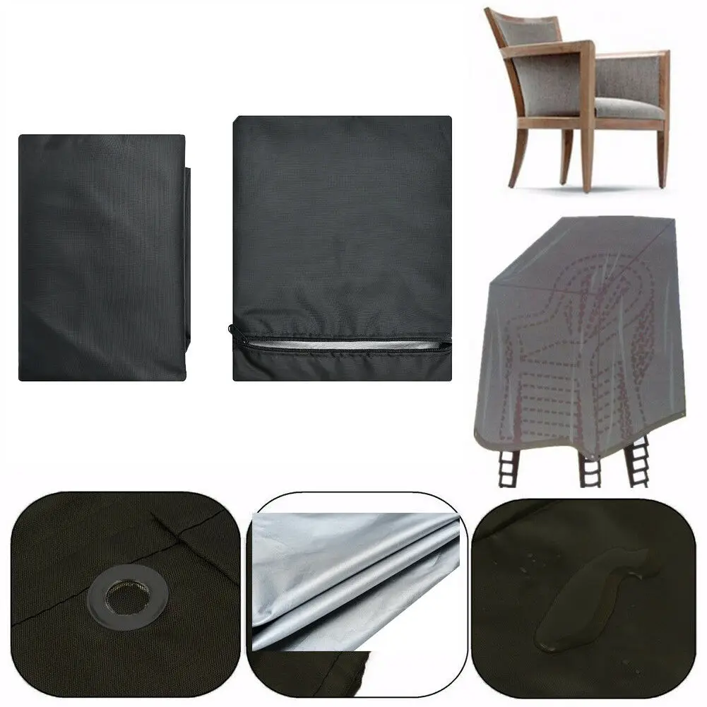 Защита мебели водонепроницаемый чехол на стул из ткани Оксфорд для улицы сада