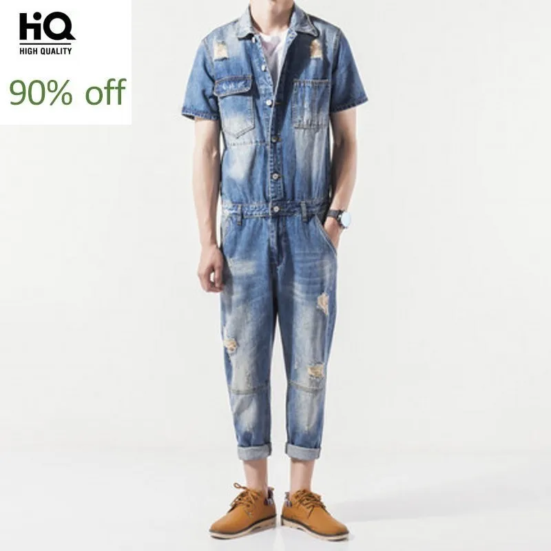 Уличная одежда комбинезоны новая мода 2020 летние джинсы для работы мужские